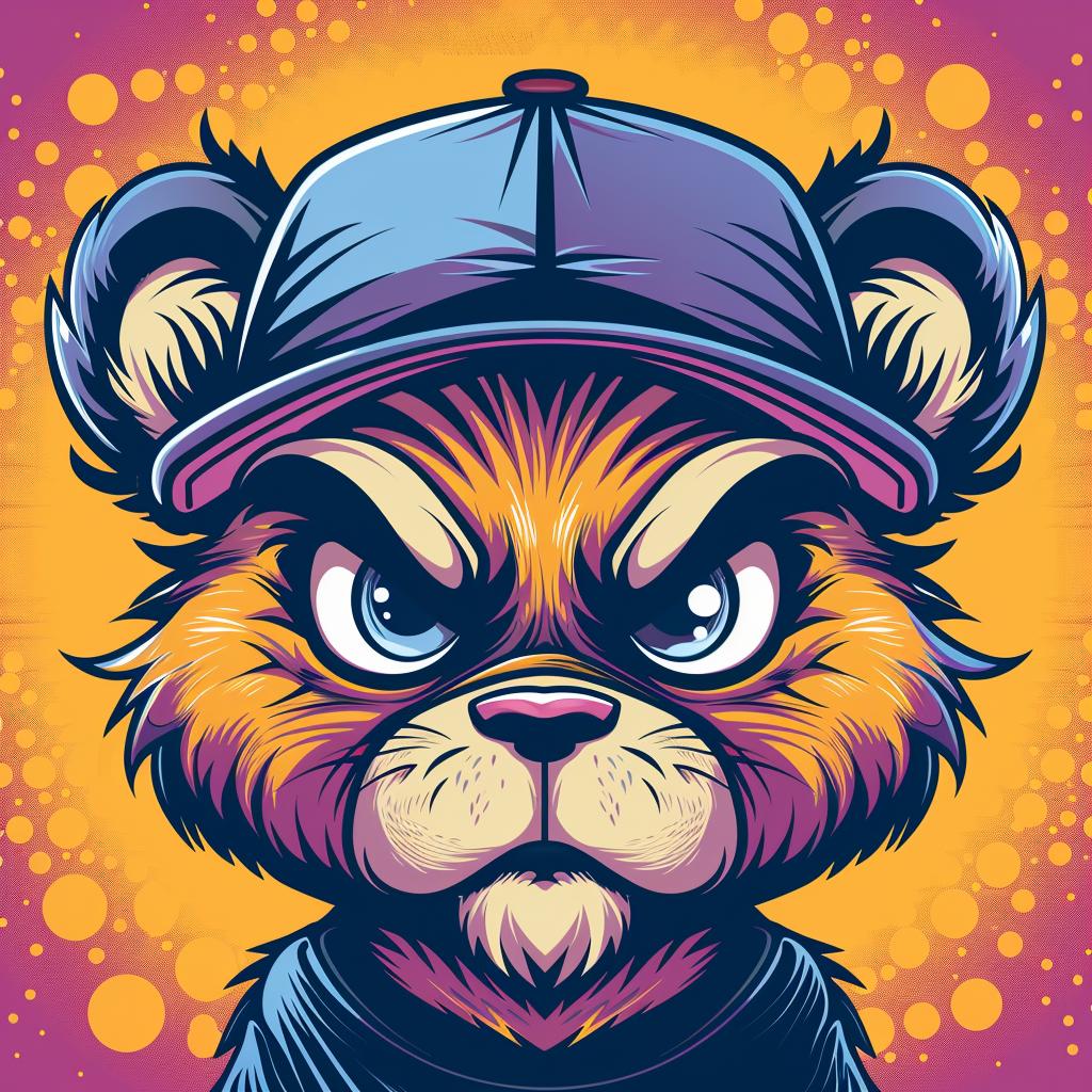 bear  baseball  cap  aggressive  streetwise  minimal  urban  cartoon  animal  culture 956479