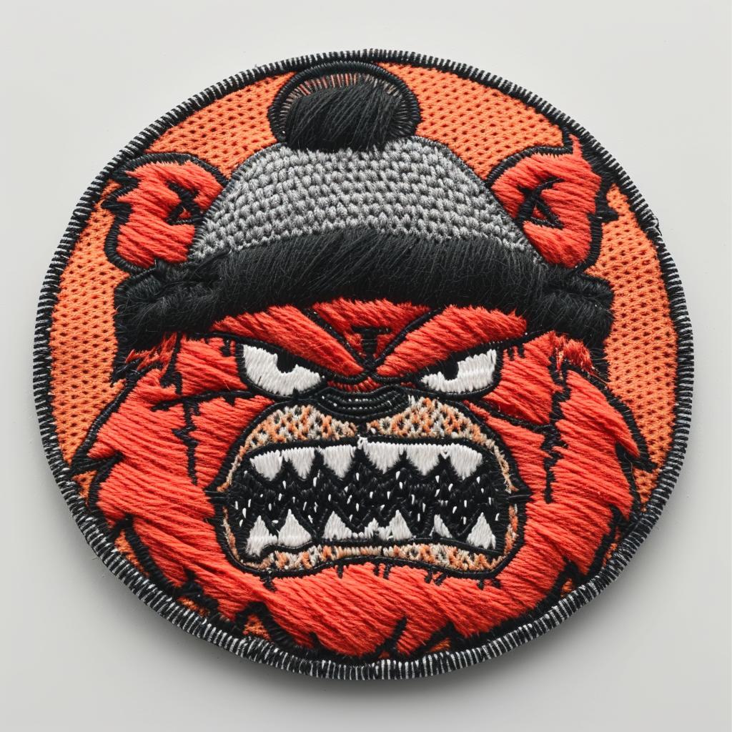 patch  streetwear  beast  angry  chenille  minimal  stitching  animal  design  embroidery 955248