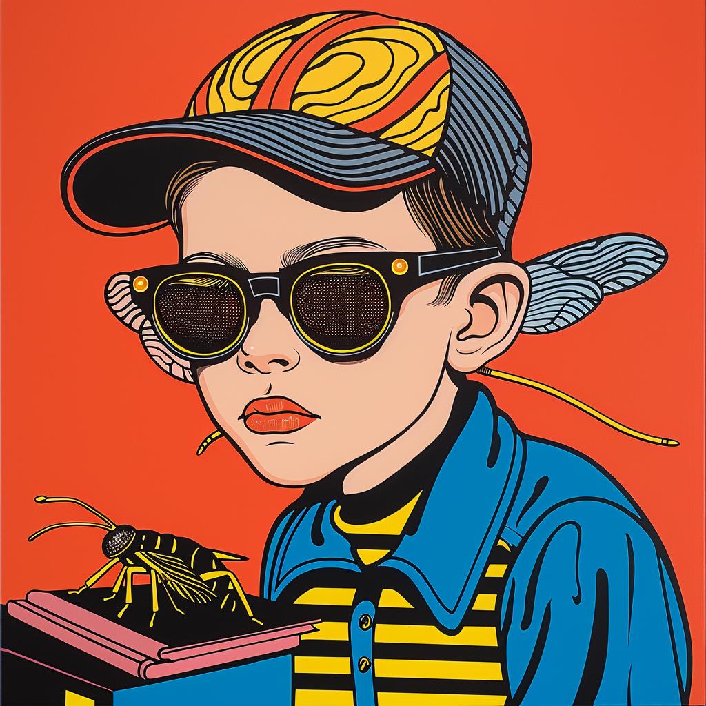 boy  sunglasses  hat  album  cover  Norman  Rockwell  painting  illustration  art 1024795