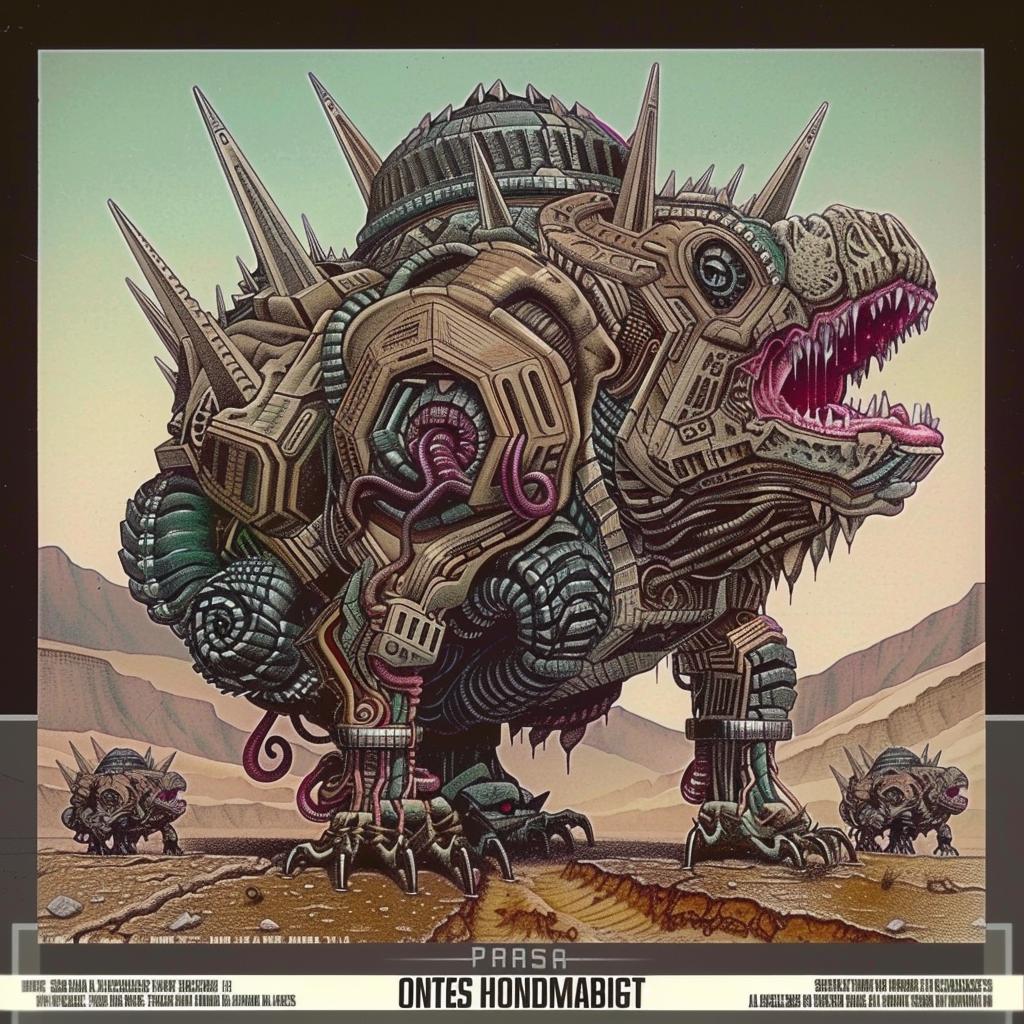 robot  dinosaur  horror  creature  spikes  fantasy  design  monstrous  illustration  surreal 947949