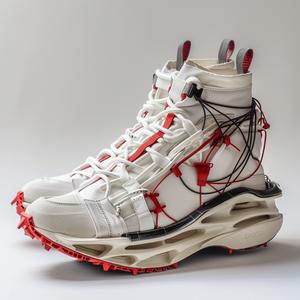hybrid  shoes  Tom  Sachs  HR  Giger  red  sneakers  photography  white 1038166