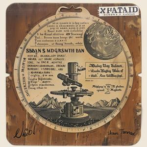 sign  wooden  telescope  globe  illustration  detailed  vintage  exploration  education  artwork 1067156