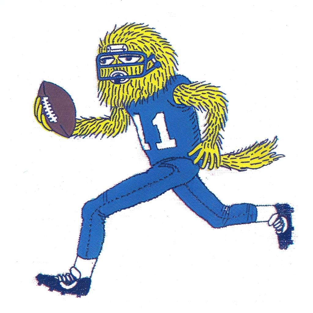 football  player  uniform  helmet  running  dynamic  cartoon  action  sports  energetic 940336