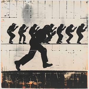 painting  men  running  line  movement  art  design  scenery  visual  sequence 1067178