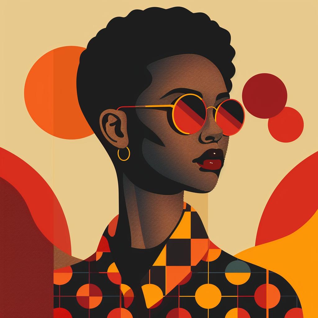 abstract  portrait  minimalist  elegant  geometric  colorful  modern  girl  Chic  fashion 929143
