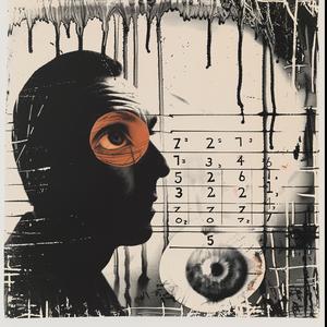 encaustic  painting  man  eye  clock  surreal  art  colorful  abstract  dreamlike 1067573
