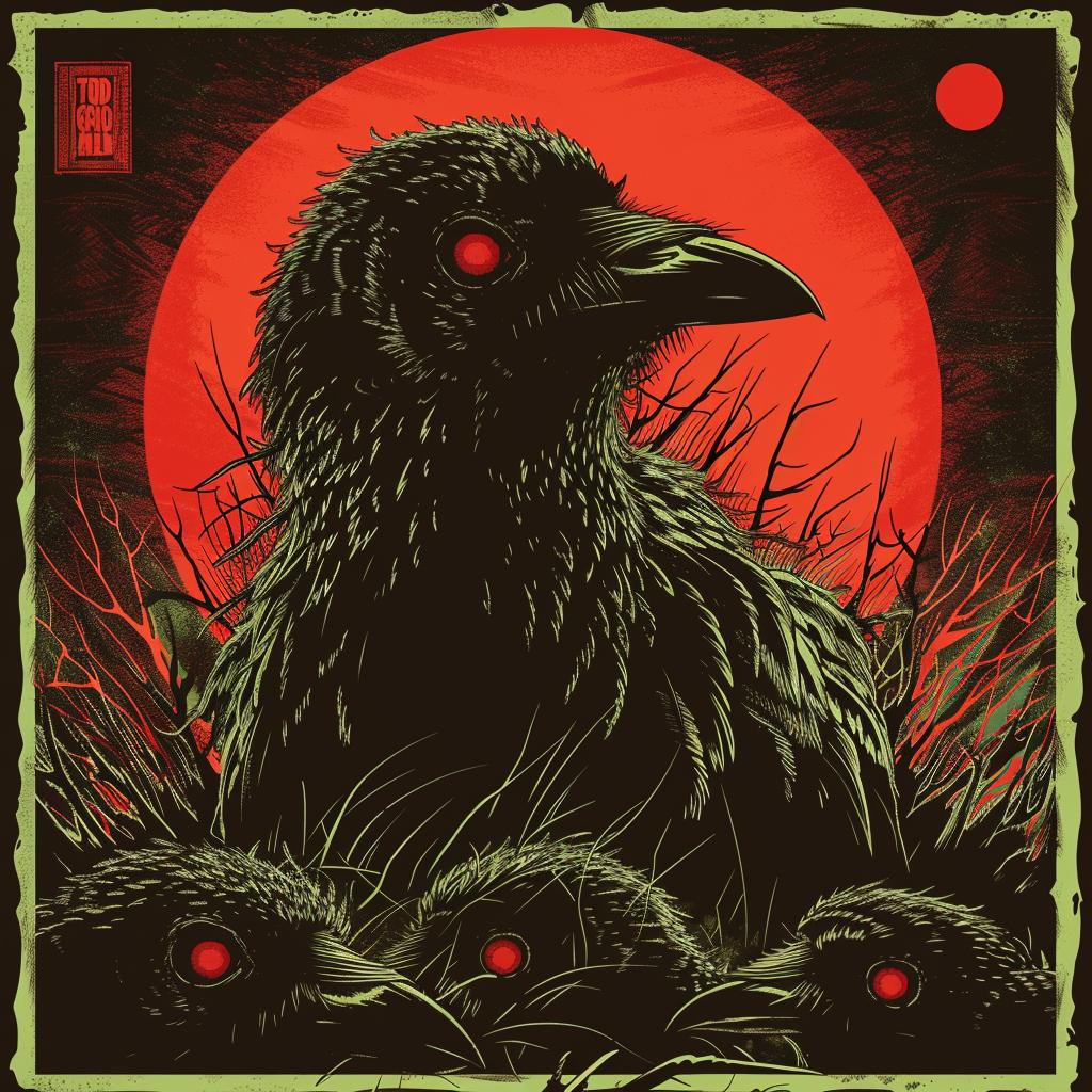 provocative  art  spiritual  occult  dark  introspective  naturalistic  terror  illustration  ravens 936038