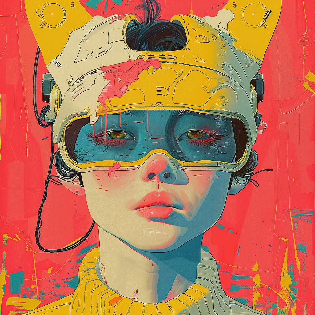 woman  bunny  goggles  cyberpunk  anime  concert  retro-futuristic  exaggerated  neon  fantasy 966847
