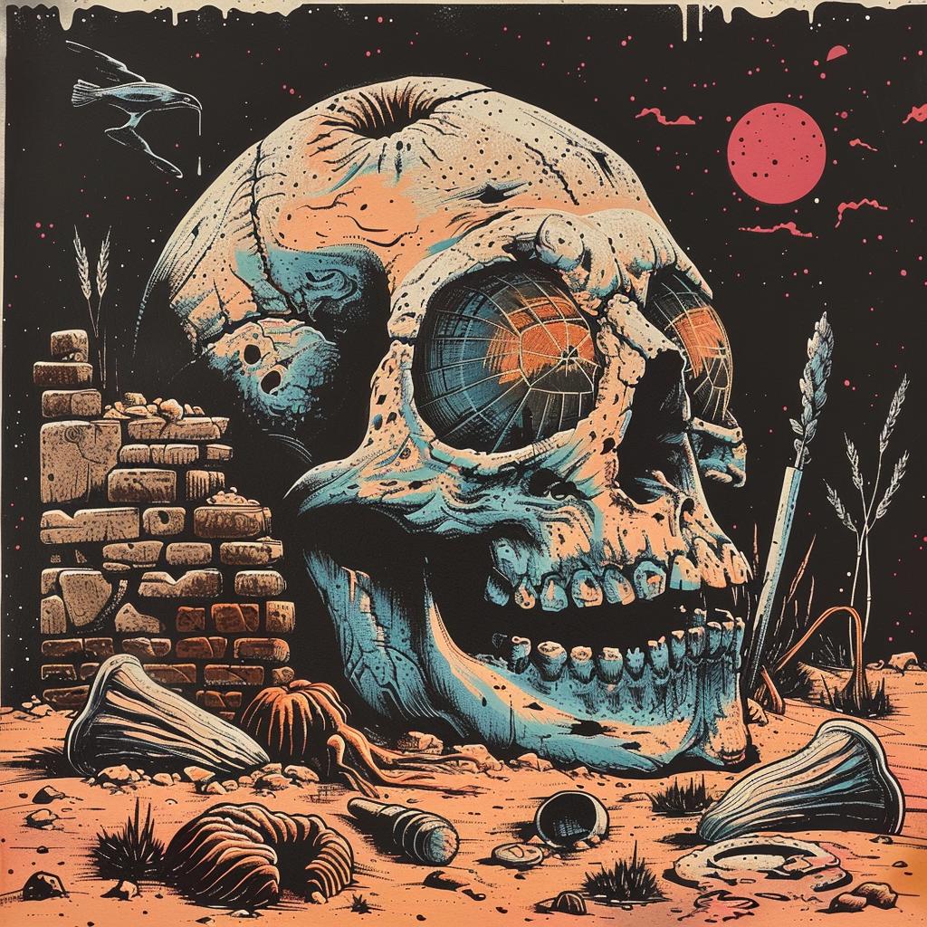 skull  bones  dark  arts  occult  naturalistic  spiritual  terror  poster  Ascott 926856