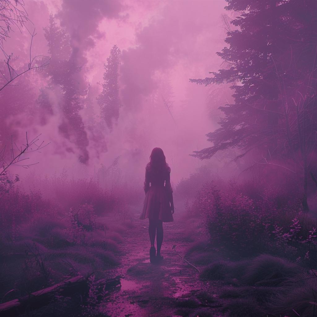 surreal  horror  forest  purple  fog  crazy  evil  dark  lavender  pinks 972024