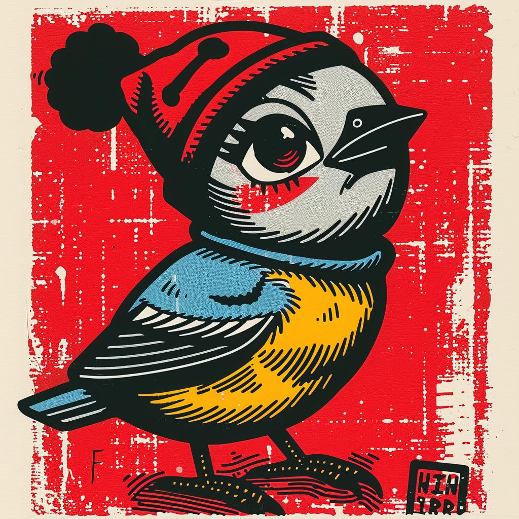bluebird  aggressive  anthropomorphic  streetwise  culture  knit  cap  minimal  bold  character 957608