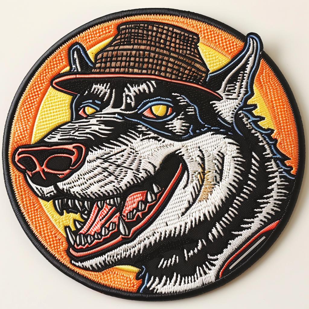 patch  wolf  hat  chenille  hip-hop  streetwear  animal  colorful  minimal  stitch 961373