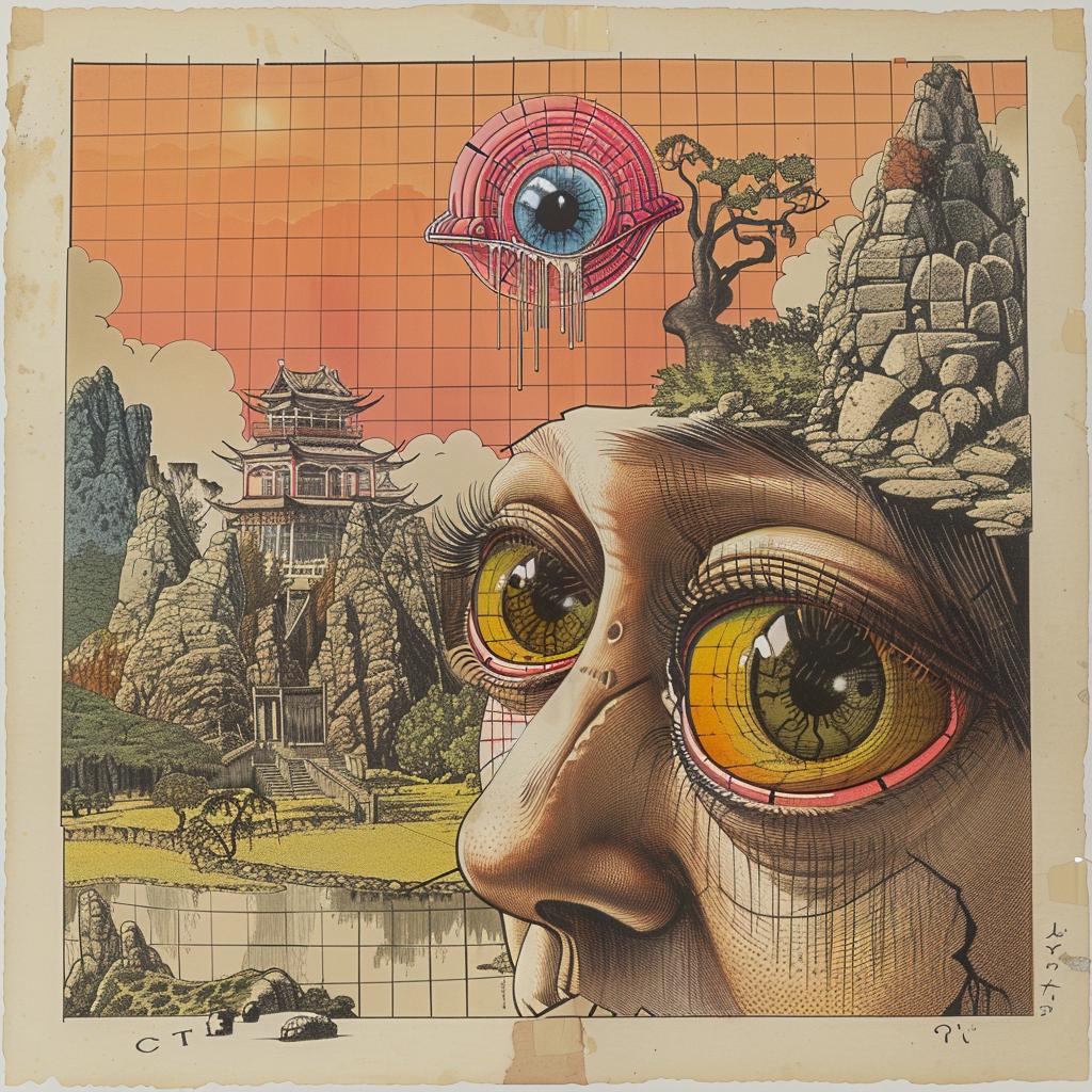 japanese  horror  poster  woman  eye  bird  drawing  psychological  poignant  artistic 1036218