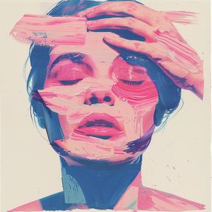 painting  woman  mental  health  minimalist  colors  realism  textures  emotions  art 1062532