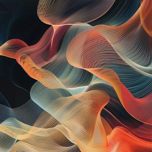 abstract  digital  art  waves  black  fluid  lines  modern  creative  design 1039105