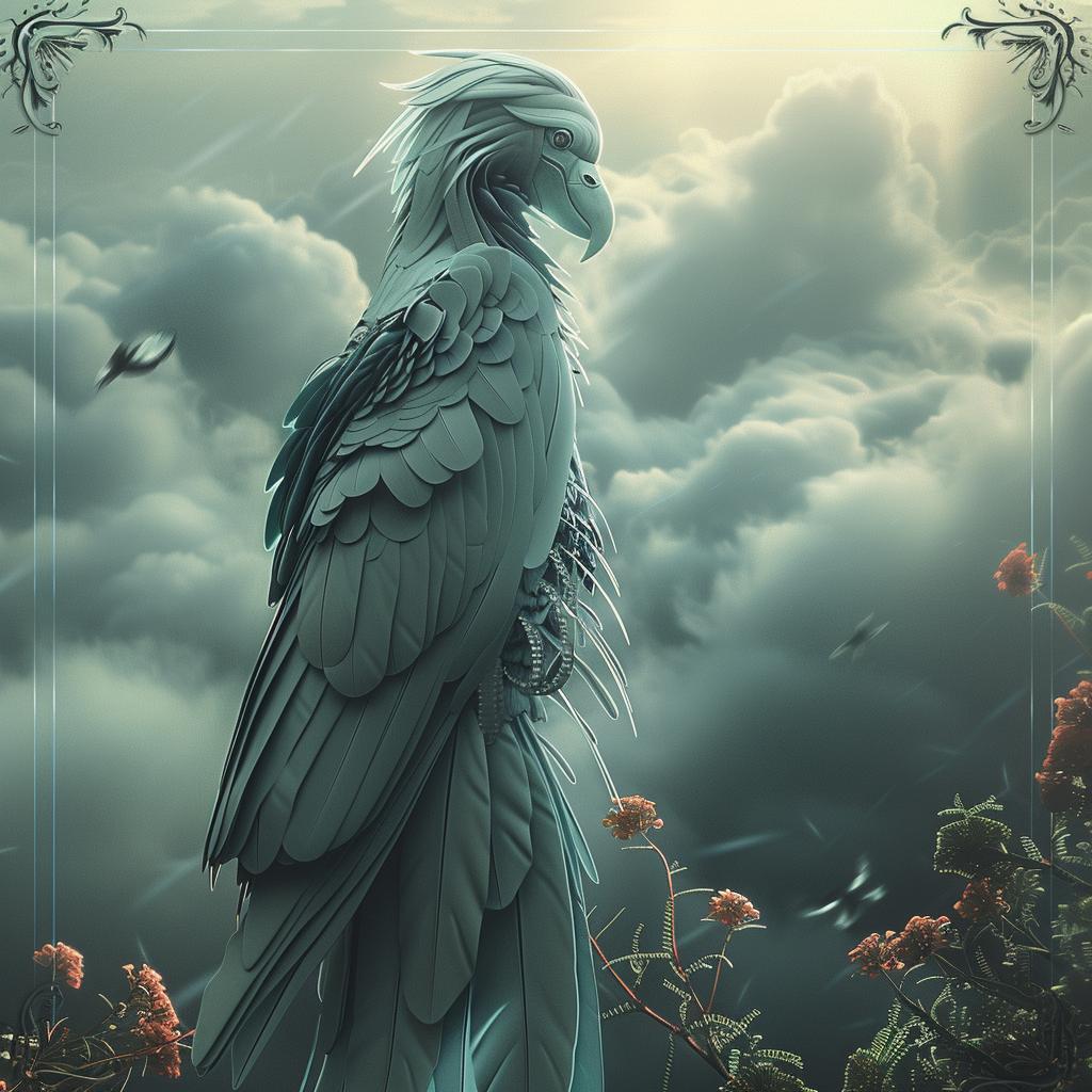 digital  painting  bird  sky  nature  colorful  illustration  freedom  whimsical  vibrant 1028571