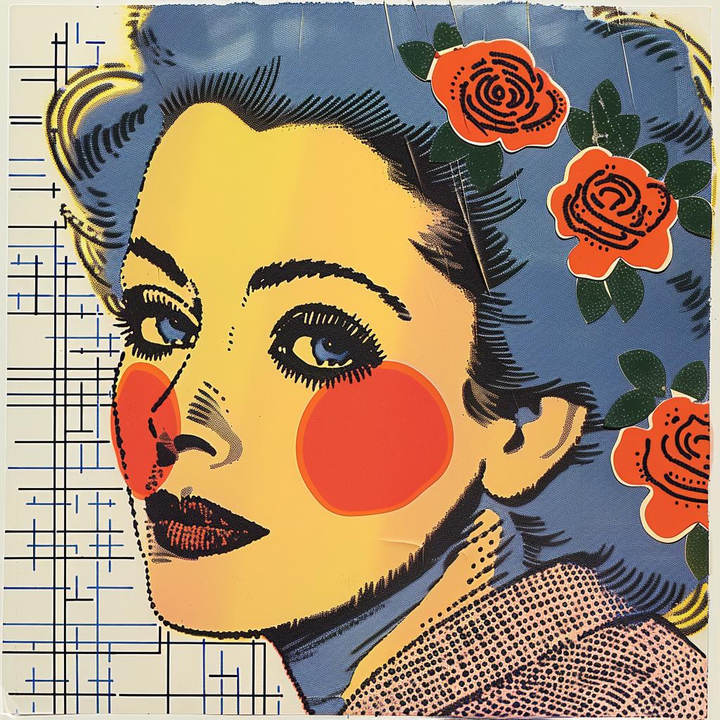 painting  woman  roses  face  flowers  portrait  colors  beauty  abstract  emotion 963275