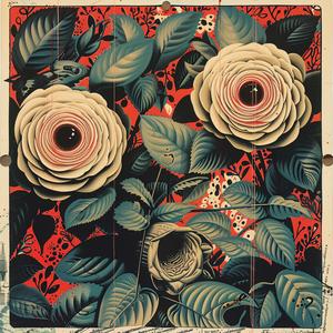 flowers  painting  red  background  colorful  art  floral  vibrant  chromolithography  nature 1052781