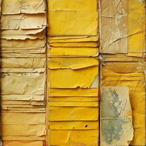 yellow  papers  aged  collection  paper  vintage  raw  1980s  piled  stack 1075312