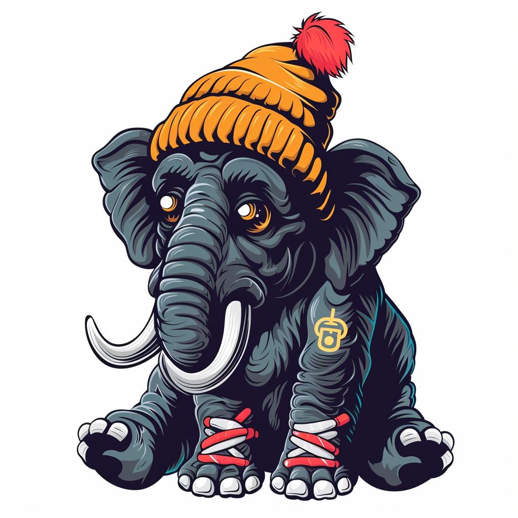 cute  adorable  mammoth  hat  boots  simple  minimal  street  culture  baby 958673