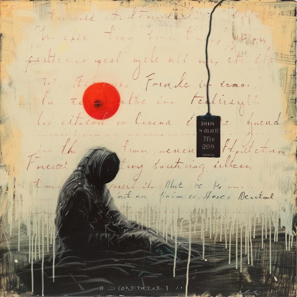 painting  person  red  ball  ground  introspective  naturalistic  spiritual  occult  palette-knife 975631