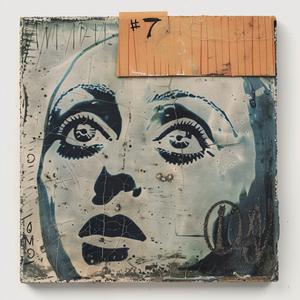 encaustic  paint  woman  face  note  abstract  Picasso  Cahun  stylized  artwork 1067857