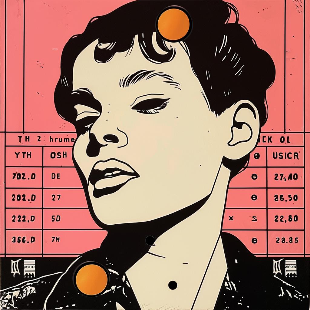 album  cover  female  portrait  orange  punk  abstract  impasto  colorful  imperfect 963382