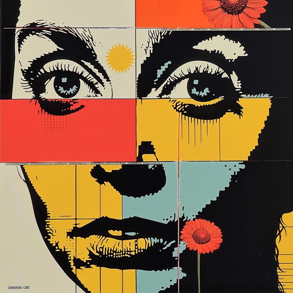 painting  woman  flowers  face  abstract  impressionism  graphic  design  colorful  stylized 968839