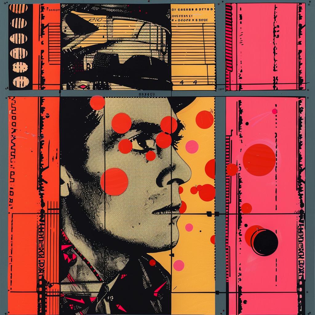 man  hat  poster  red  black  background  graphic  design  Obey  Shepard 969066