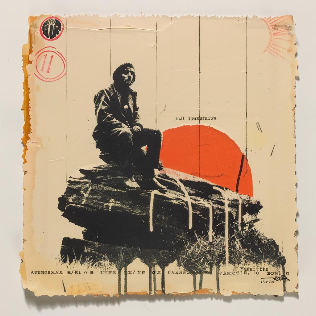 man  painting  rock  encaustic  impasto  nature  art  figure  contrast  texture 967160