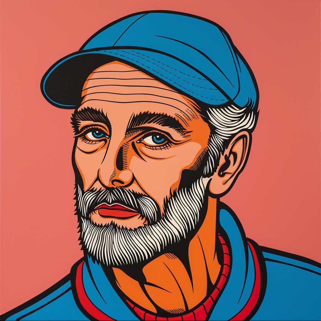 portrait  beard  blue  cap  older  man  realism  expression  mature  character 972819