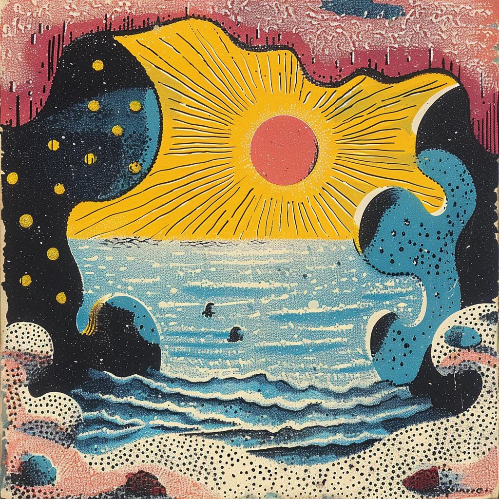 submarine  underwater  album  Mid-century  Bauhaus  light  sunlight  wood  Tycho  colorful 916950