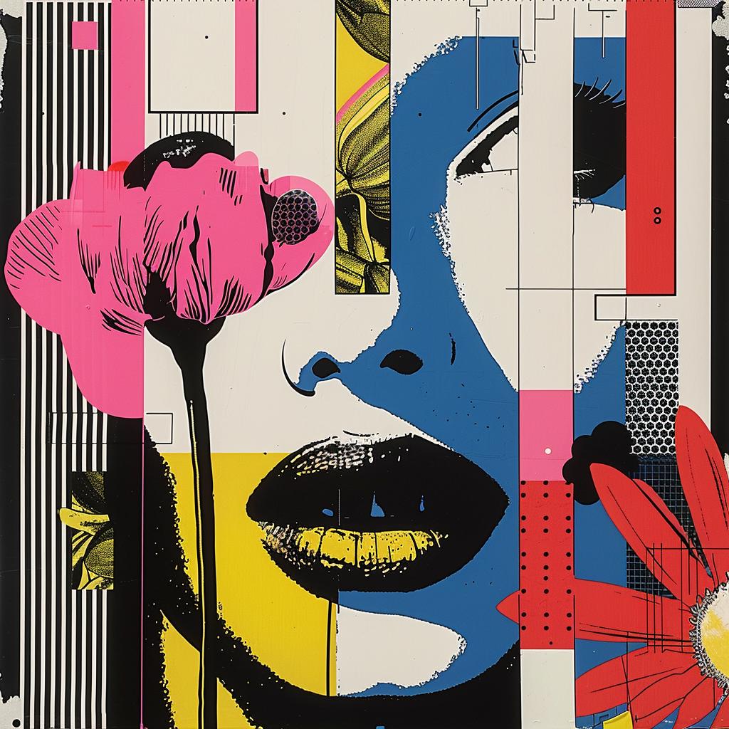 woman  flowers  colorful  painting  surreal  album  cover  creative  stylized  flowerpunk 1020840
