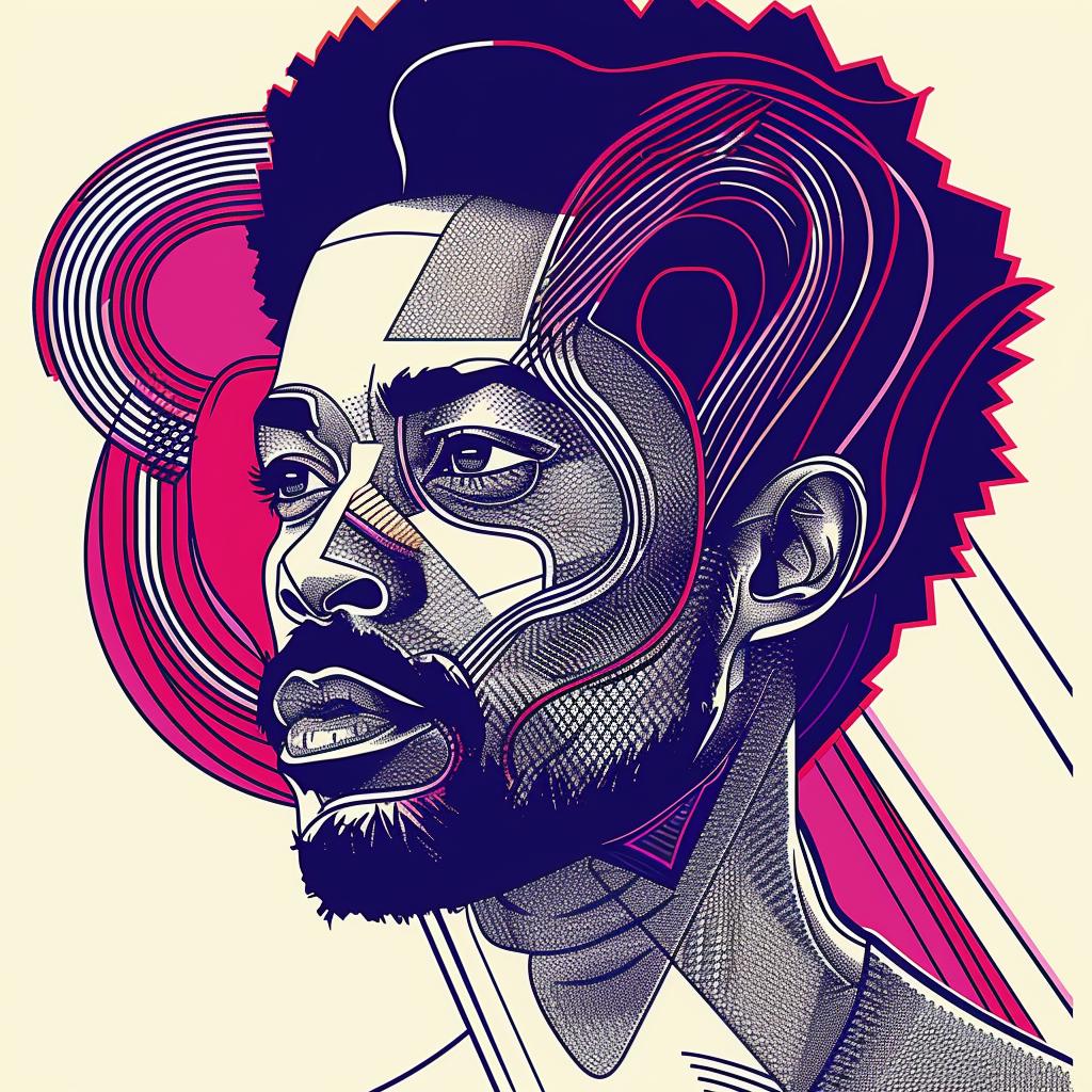 PopArt  man  beard  portrait  colorful  creative  abstract  design  stylized  modern 937556