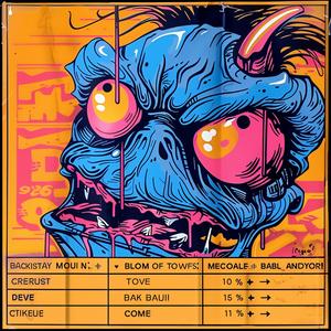 cartoon  face  ingredients  poster  horror  art  Japanese  vivid  fun  creative 1036691