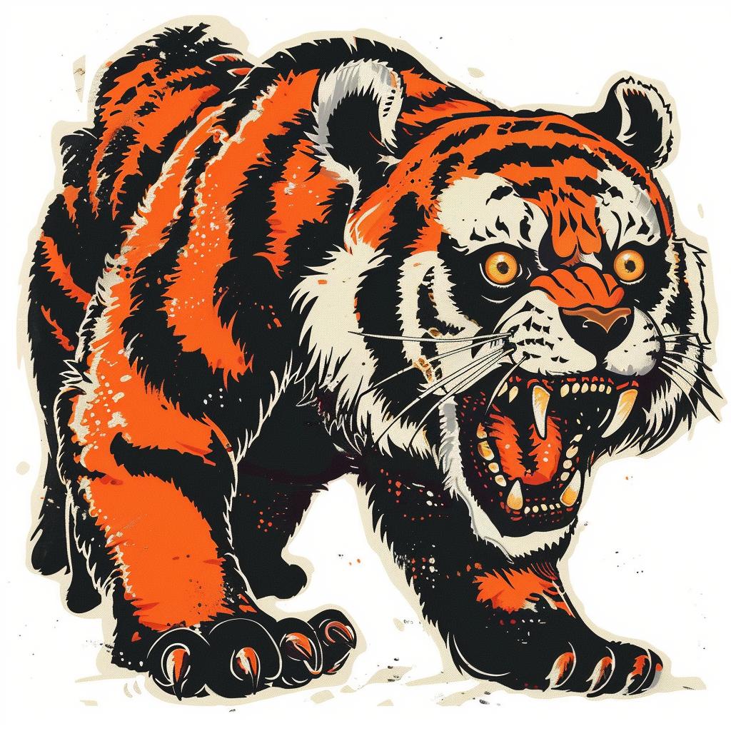 panda  tiger  mythical  creature  hybrid  illustration  art  style  fantasy  design 923070