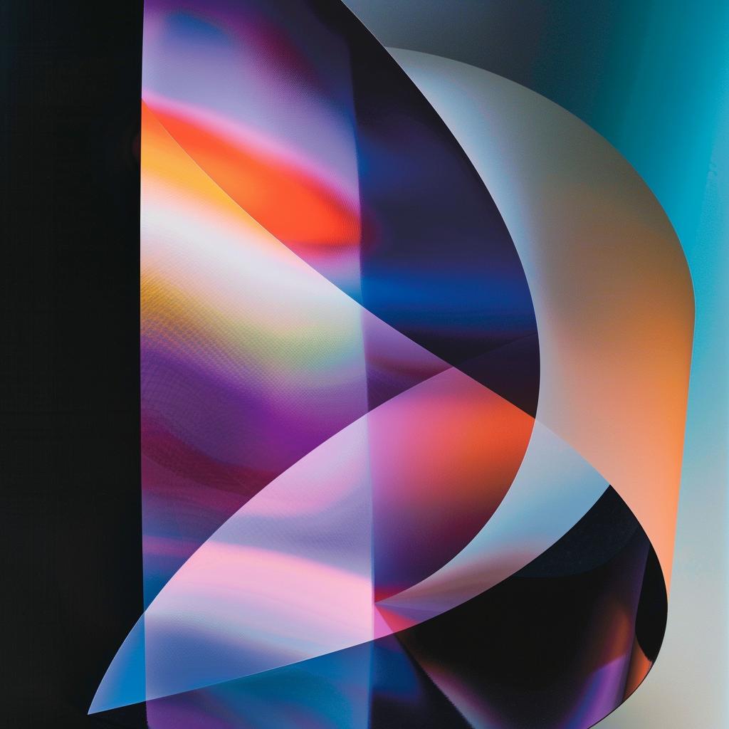colorful  abstract  bright  curved  fluorescent  luminescent  mixing  lines  shapes  beige 1031232