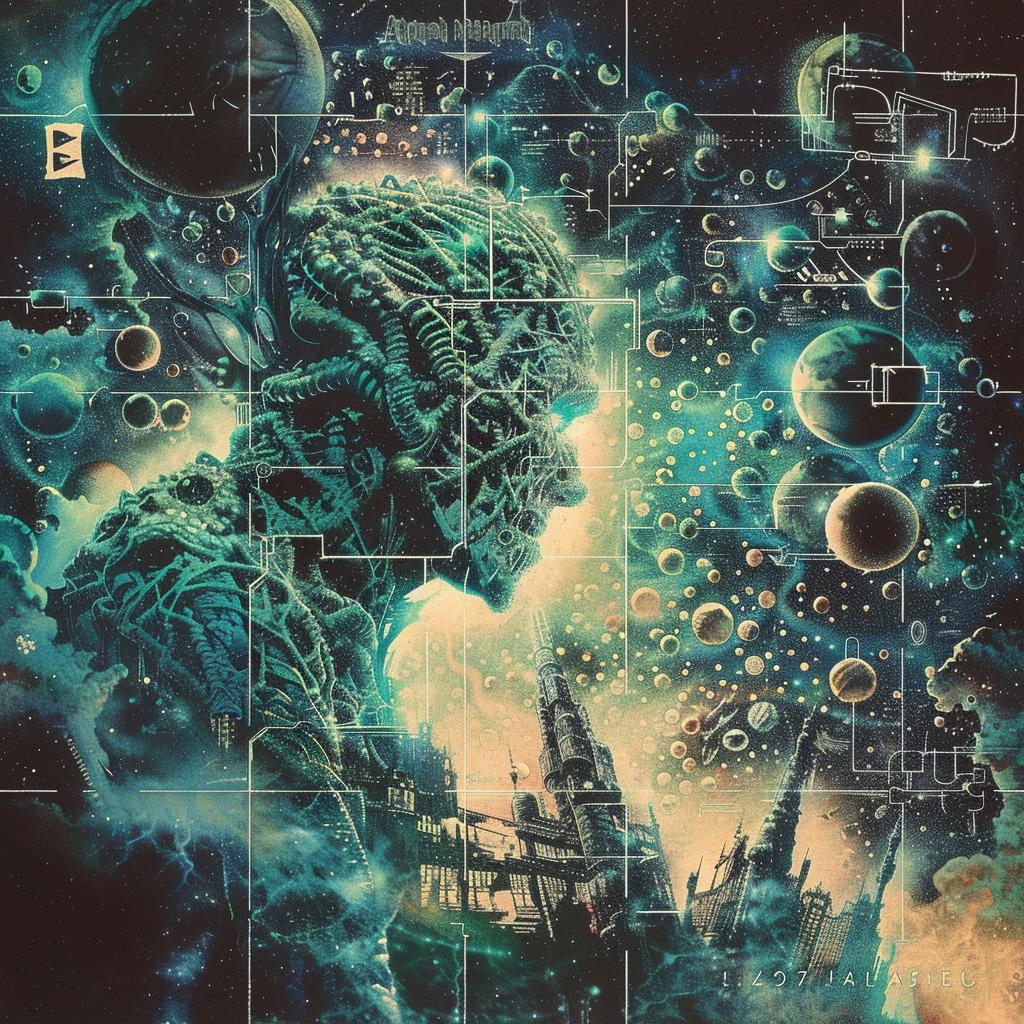 album  cover  spaceship  man  space  science  fiction  artwork  illustration  creative 1034888