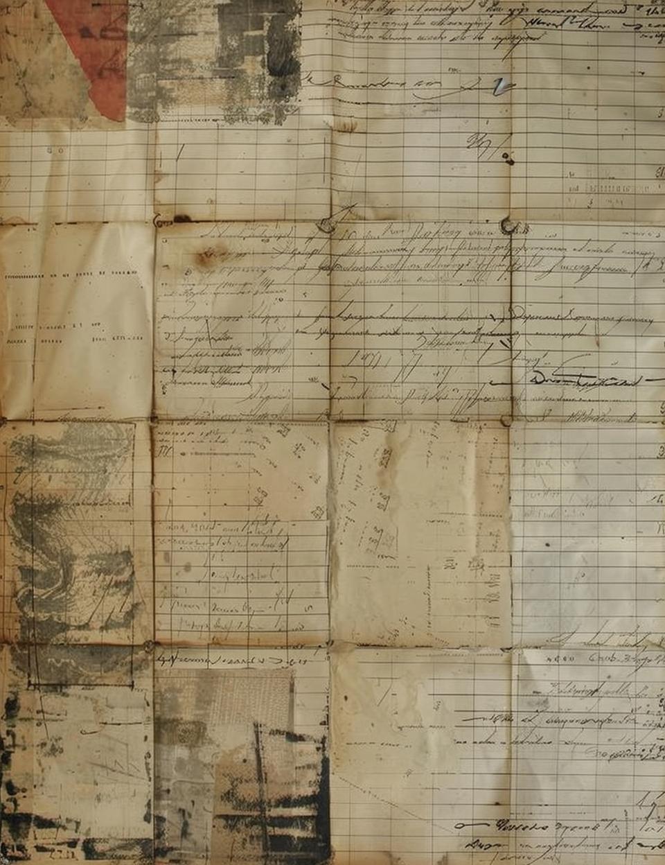 ledger  paper  english  writing  handwriting  piece  large  aged  stains  text 962196