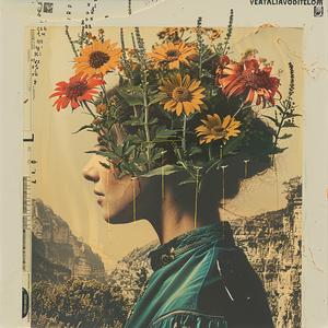 woman  flowers  head  collage  chromolithography  artistic  vibrant  nature  portrait  creative 1060815