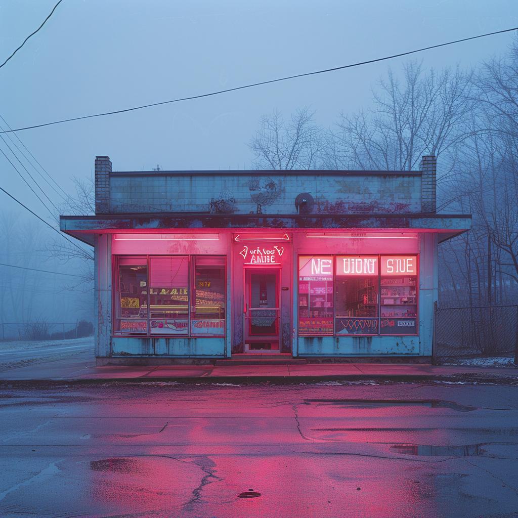 lighting  neon  sign  store  surreal  volumetric  Andreas  Levers  photography  city 1030707