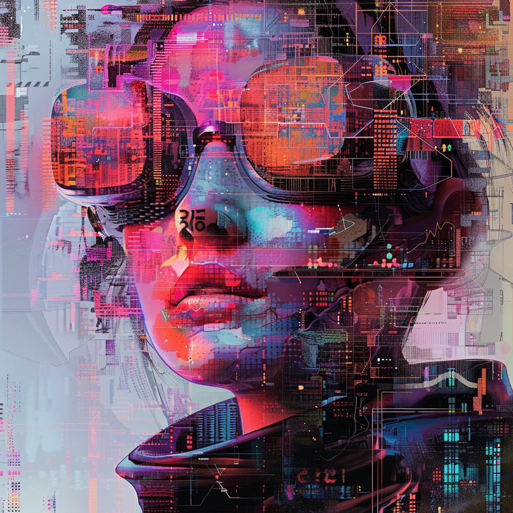 artistic  design  collage  AI  futuristic  image  generation  tech  computing  cover 936710