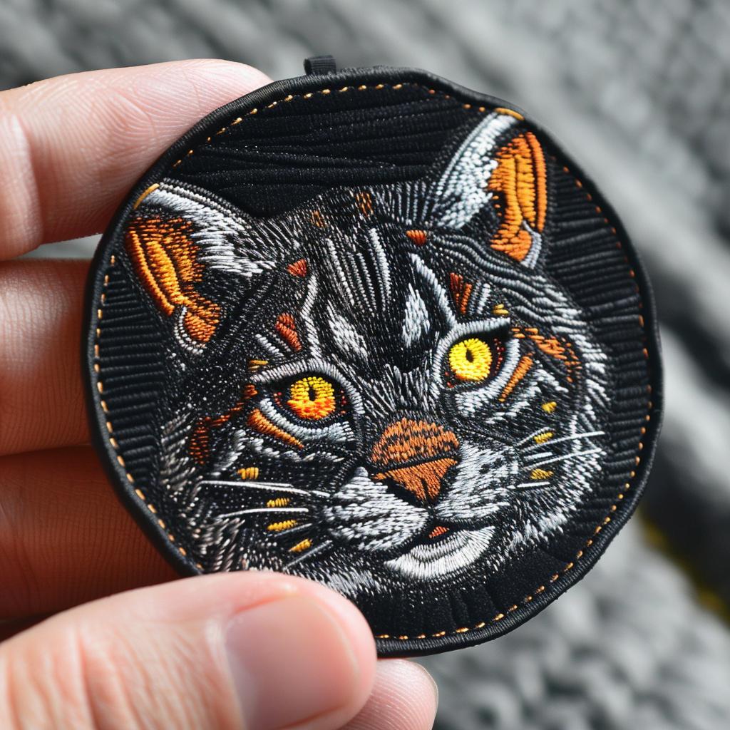 patch  cat  embroidered  chenille  minimal  streetwear  stitching  design  animal  art 961471