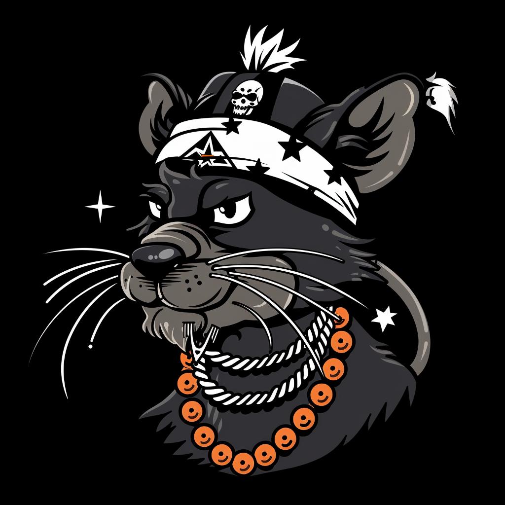 aggressive  streetwise  animal  bandana  black  pirate  culture  minimal  urban  cartoon 959028