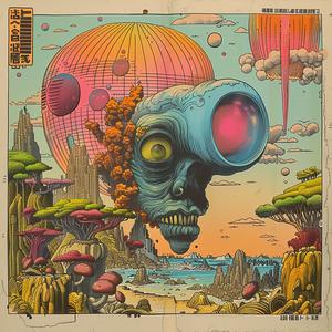 album  cover  person  art  illustration  creative  music  design  symbolist  Risograph 1036987