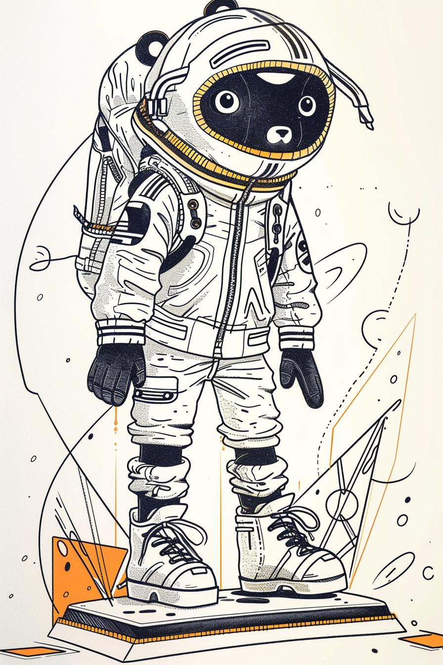astronaut  space  illustration  science  dynamic  fashion  imagination  spacecraft  stylized  conceptual 938821