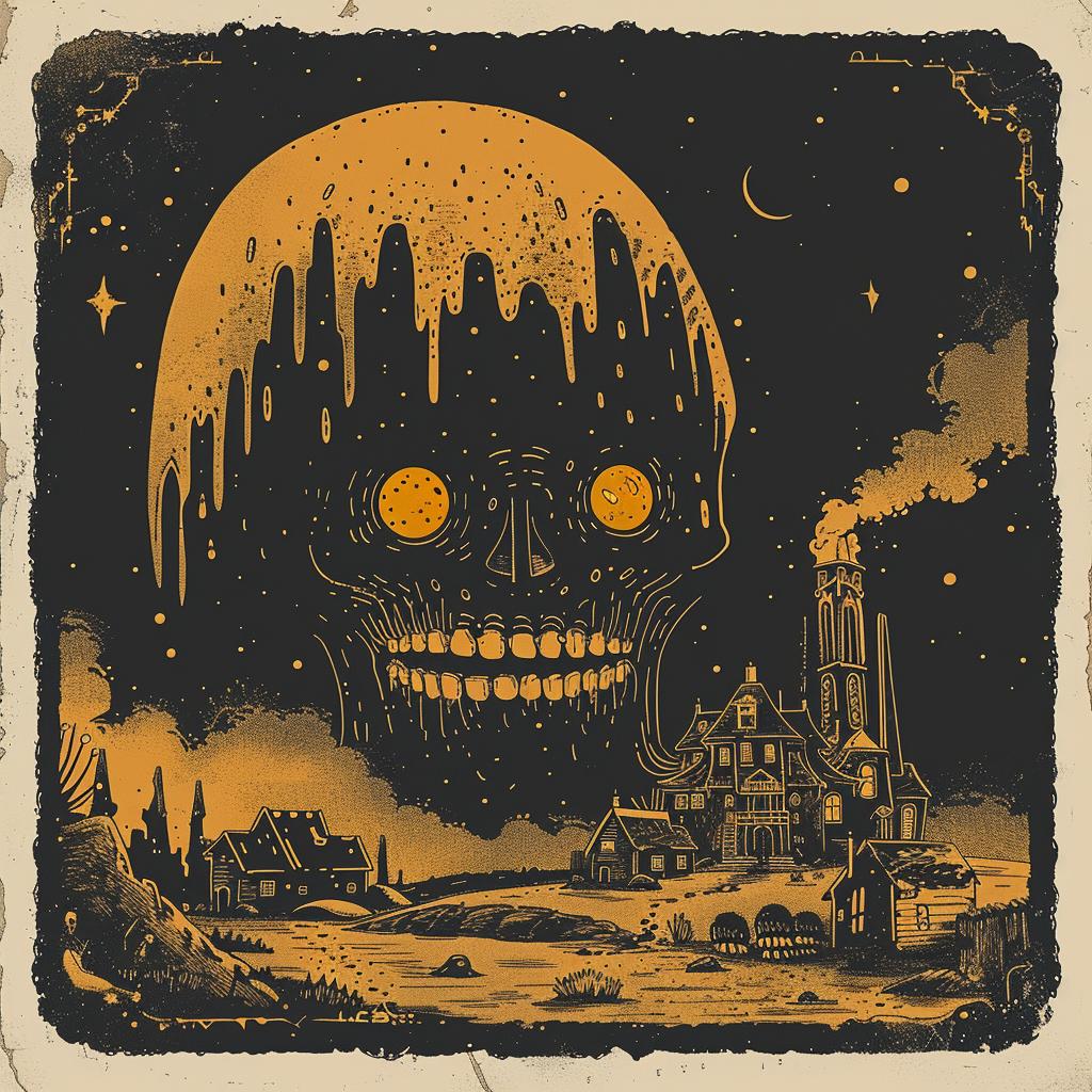 sci-fi  albumart  gouache  dark  illustration  composition  terrifying  epic  vintage  fantasy 922057