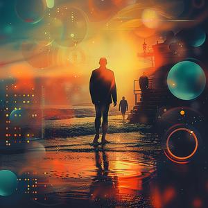 man  walking  beach  sunset  silhouette  photography  nature  vintage  art  lifestyle 1069801