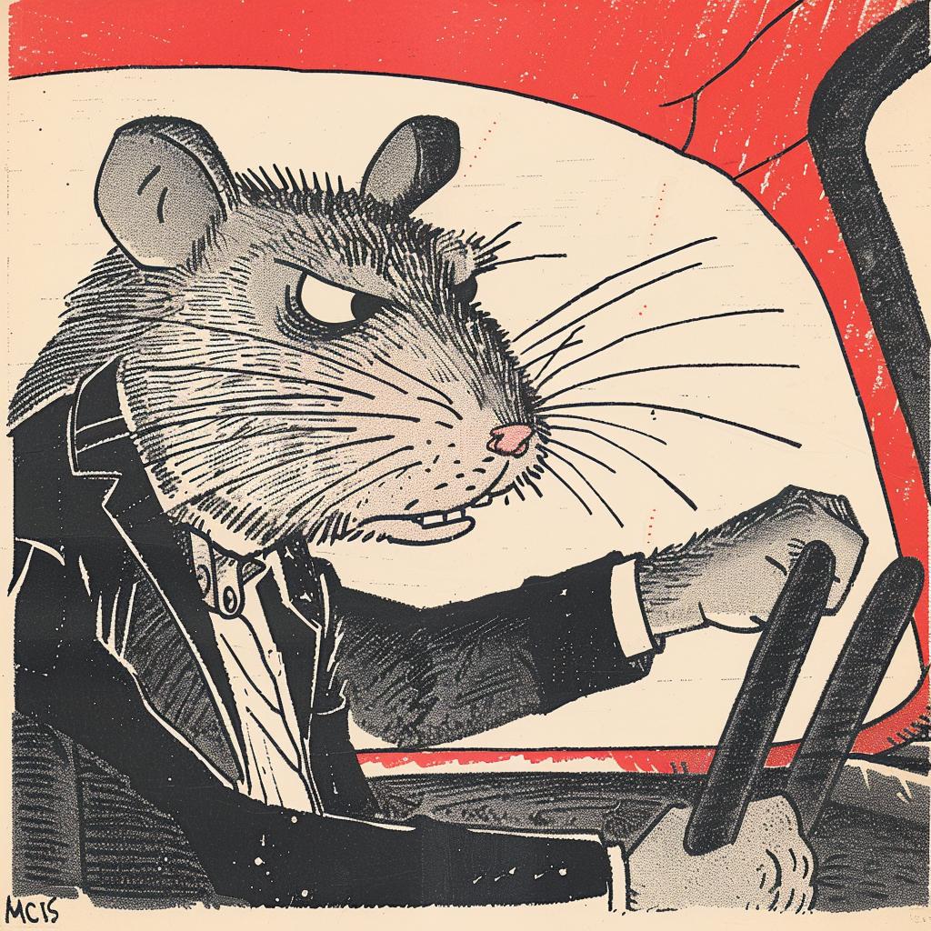 rat  car  angry  road  rage  Moebius  Bachalo  cartoon  humor  expression 922988