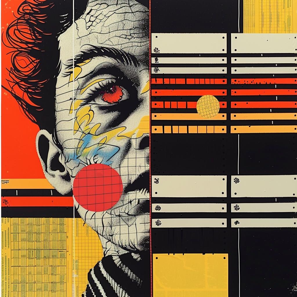 man  face  red  dot  graphic  design  portrait  dark  urban  street-art 969407